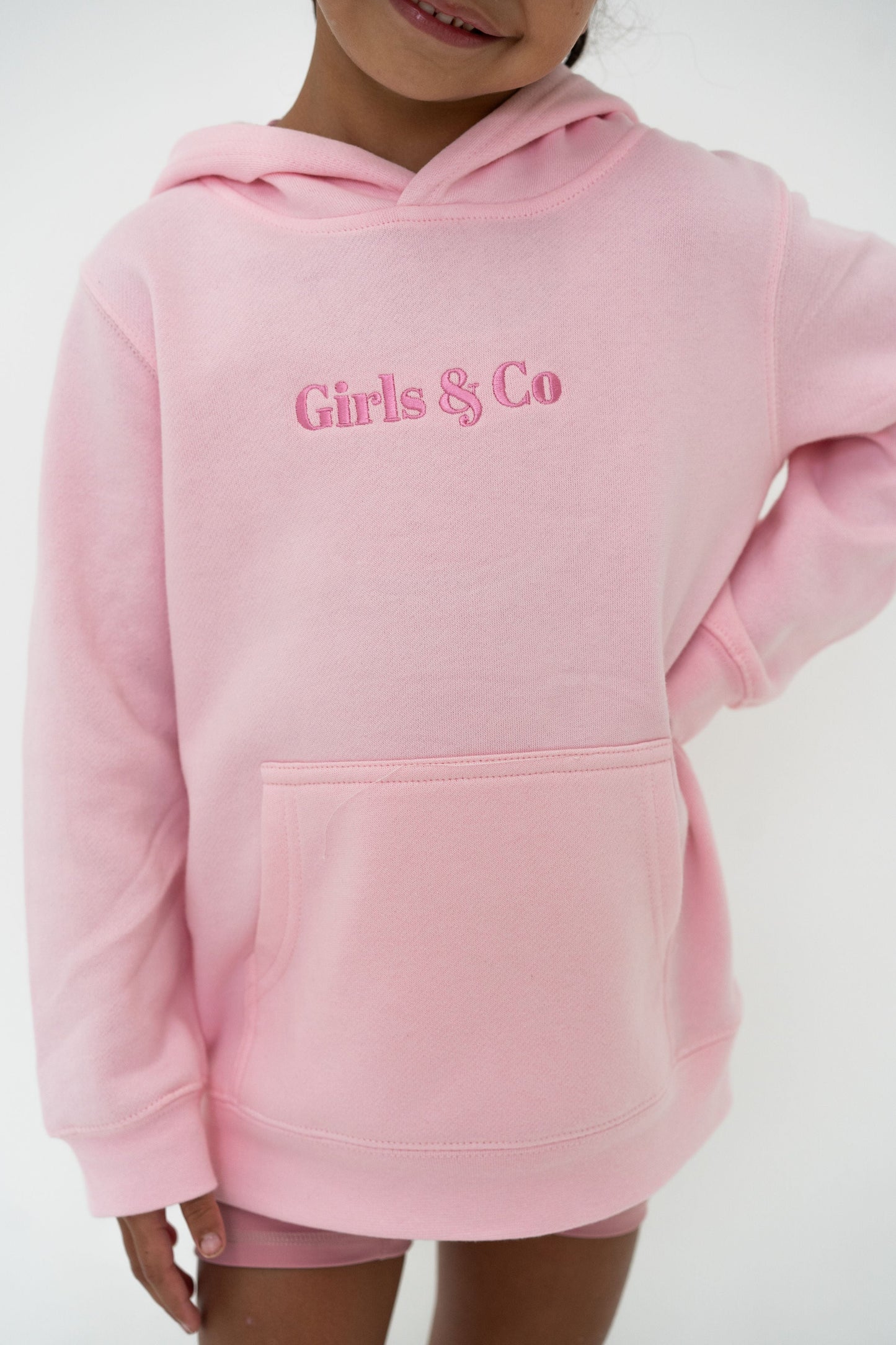 Girls Pink Jumper - For Cheerleaders