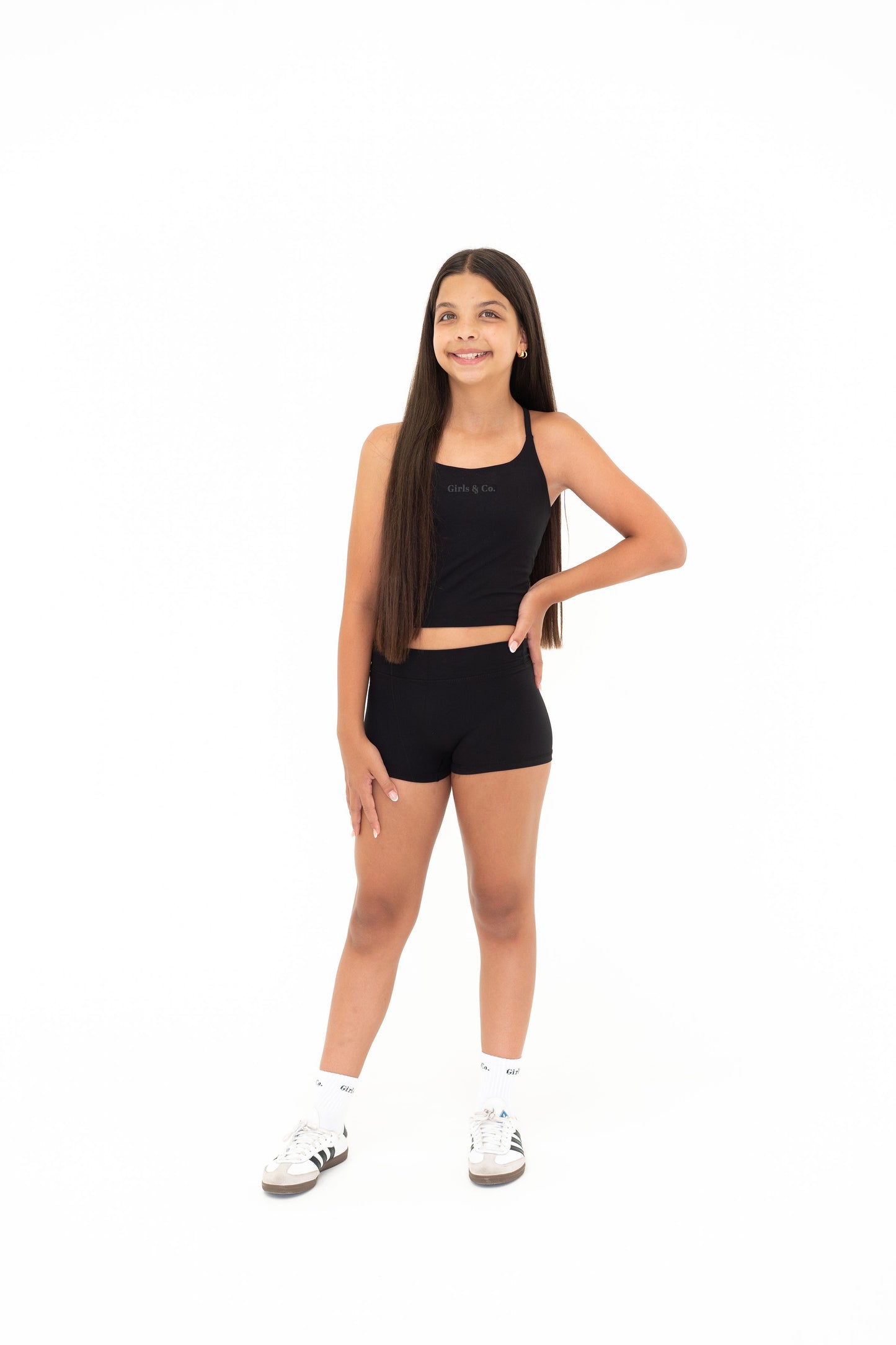 Girls Activewear Tank Top - Black