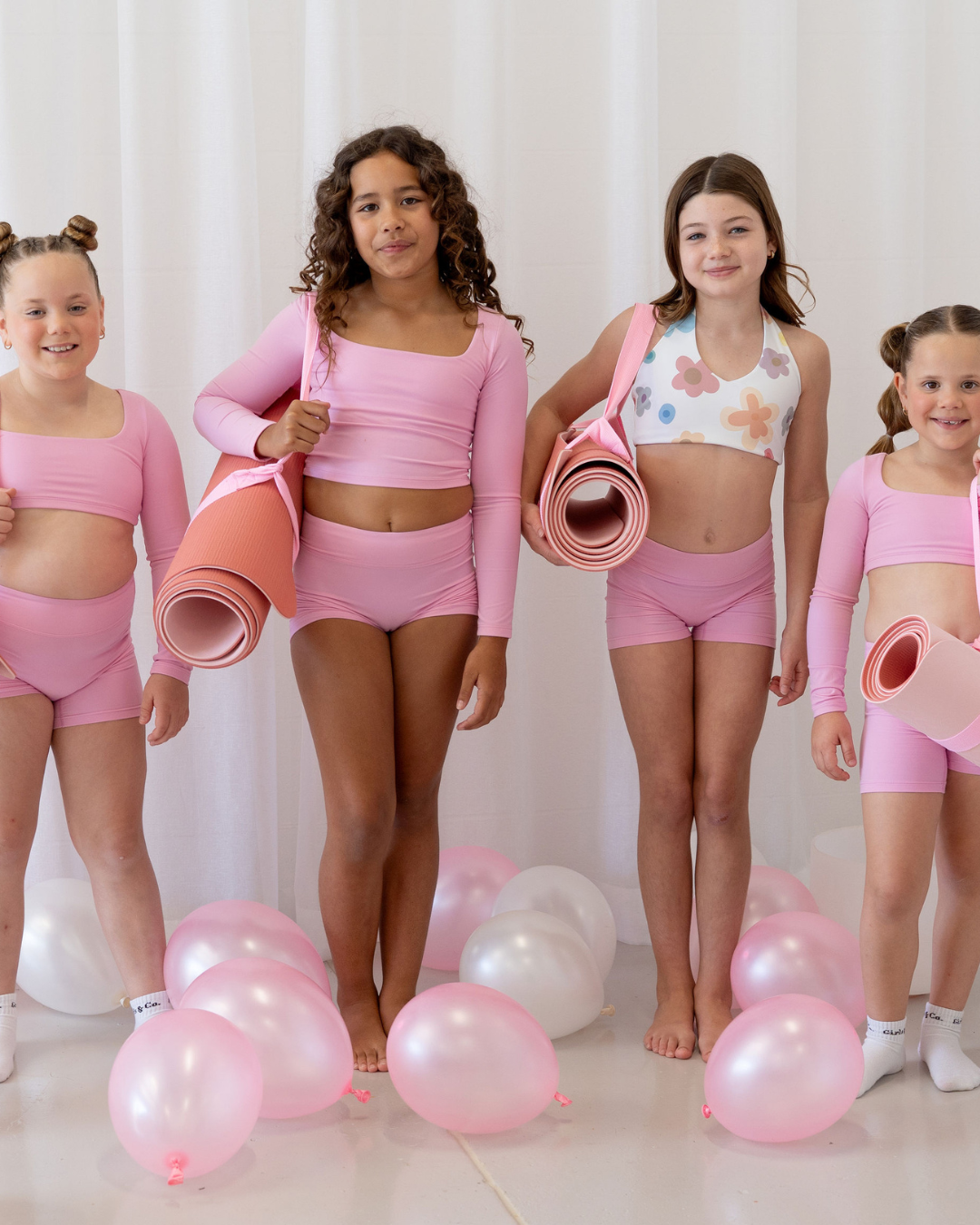 Girls Activewear Mini Short - Bubblegum Pink