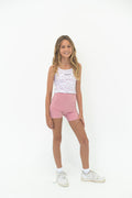 Mid-Length Pink Activewear Shorts