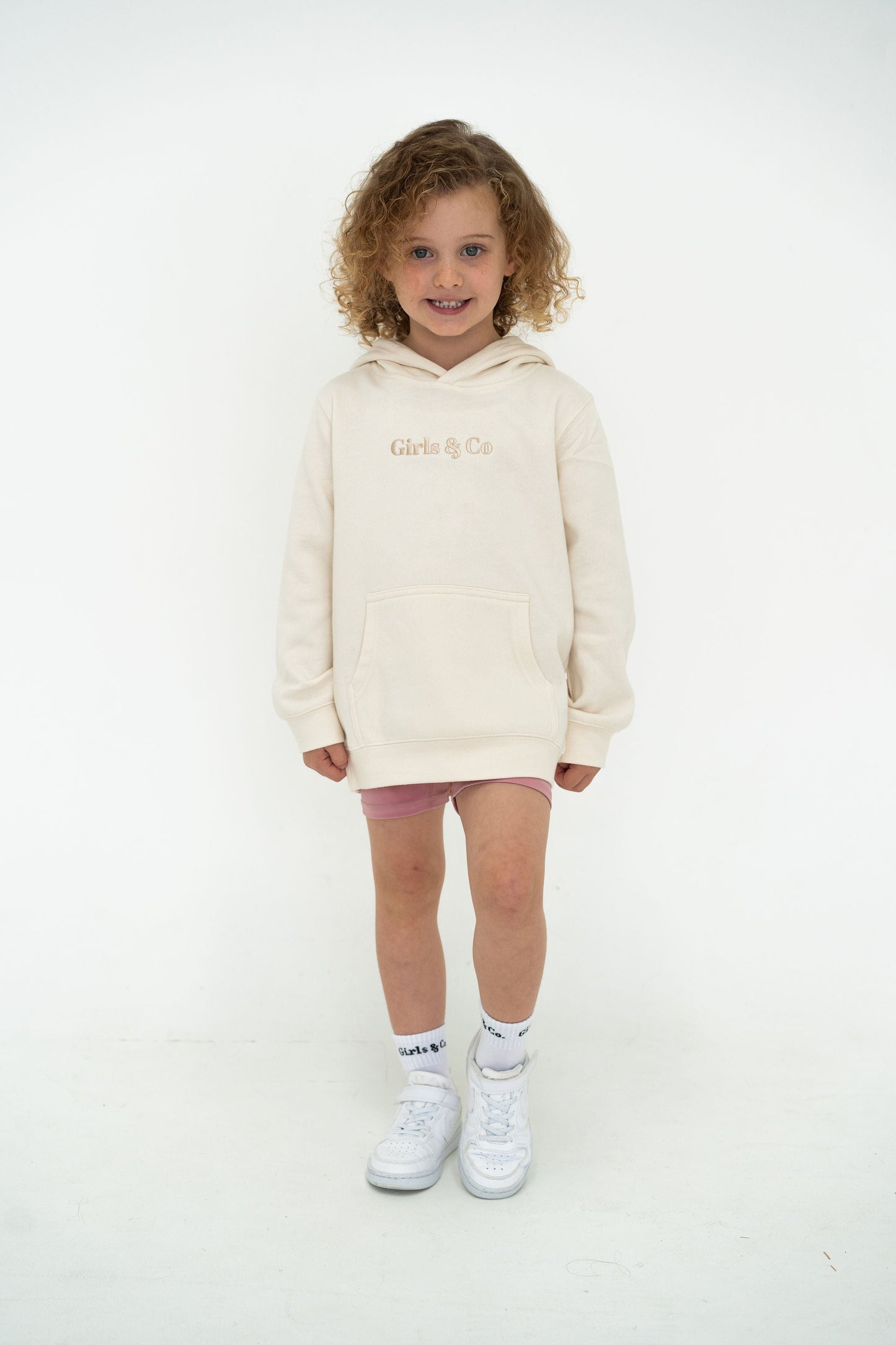 Girls & Co Cream Hoodie -  'In My Cheer Era'