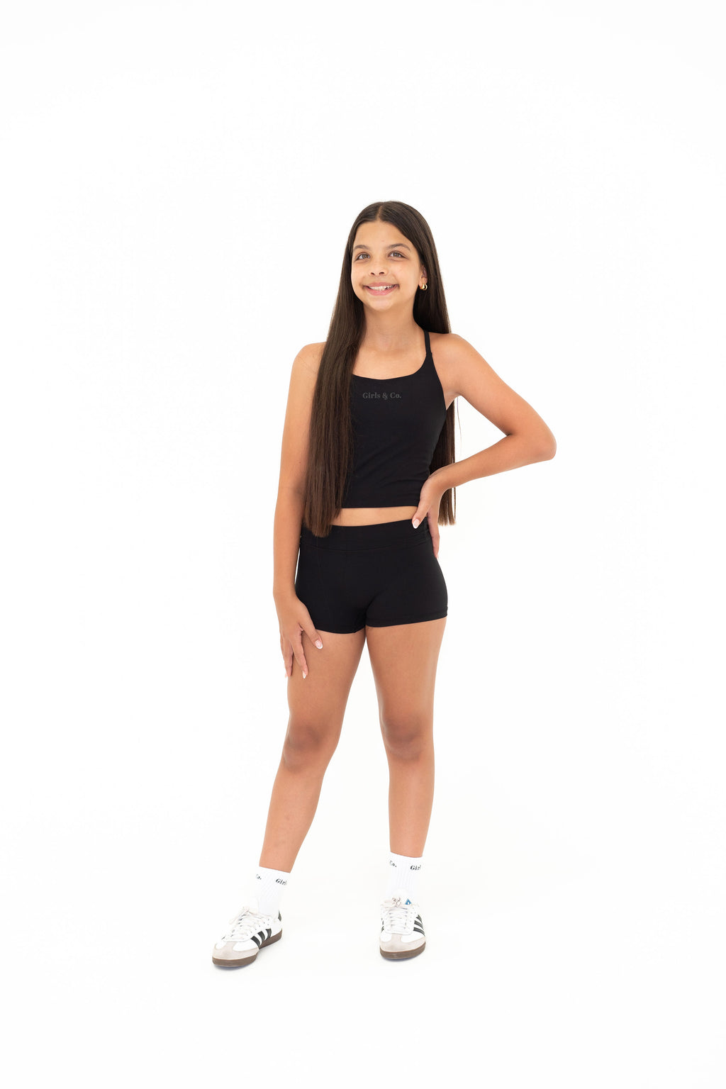 Girls Activewear Tank Top - Black