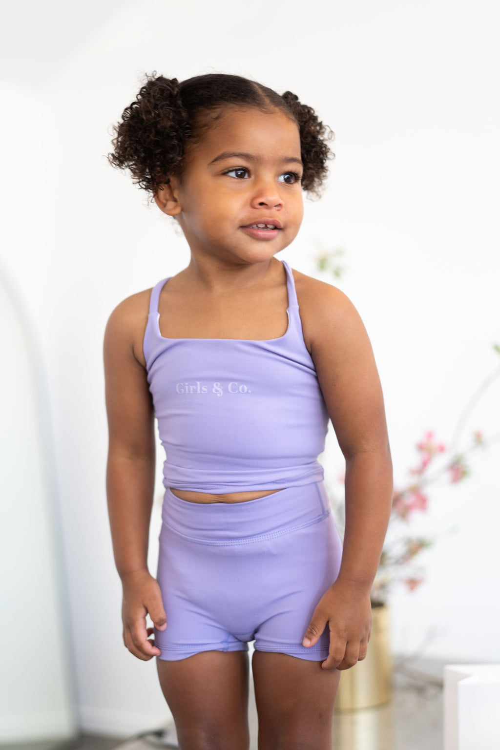 Girls Activewear Tank Top - Purple