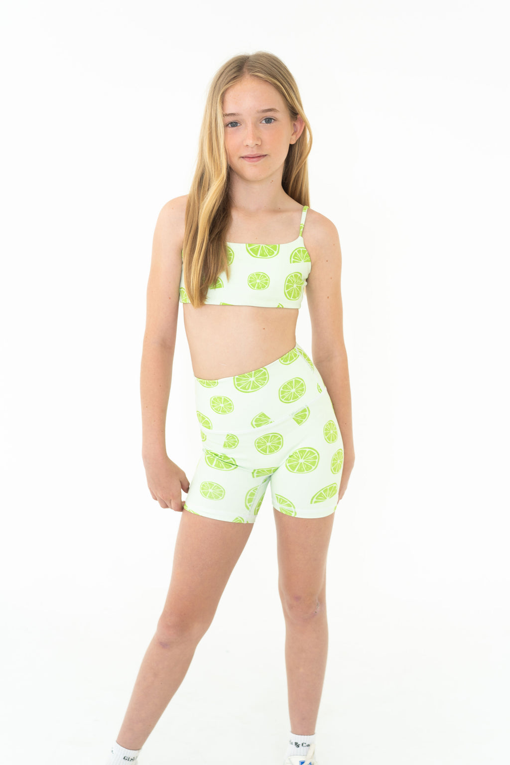 Bando Crop Top - Lime