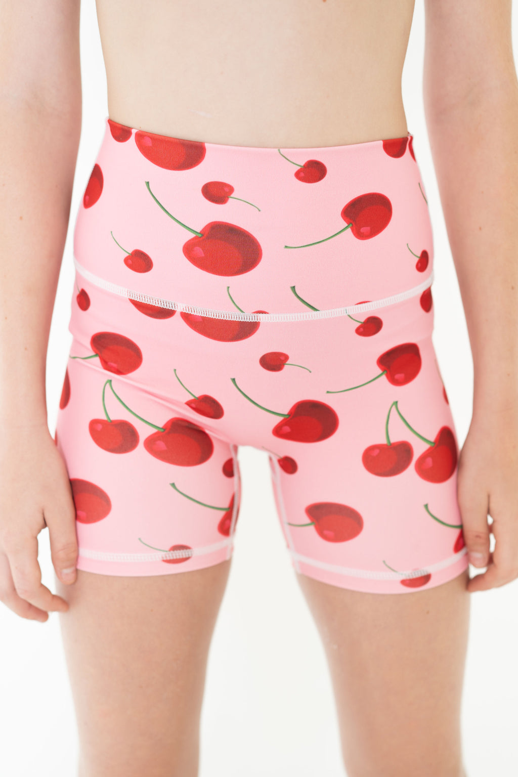 Cherry Mid-Length Active Shorts