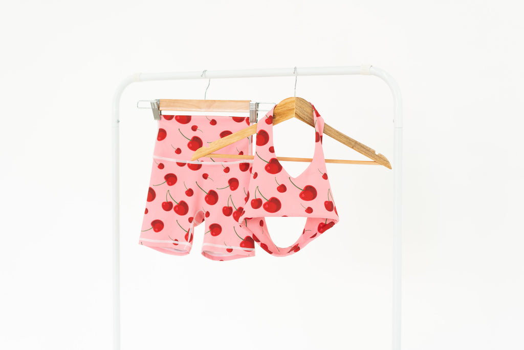 Cherry Halter Crop Top