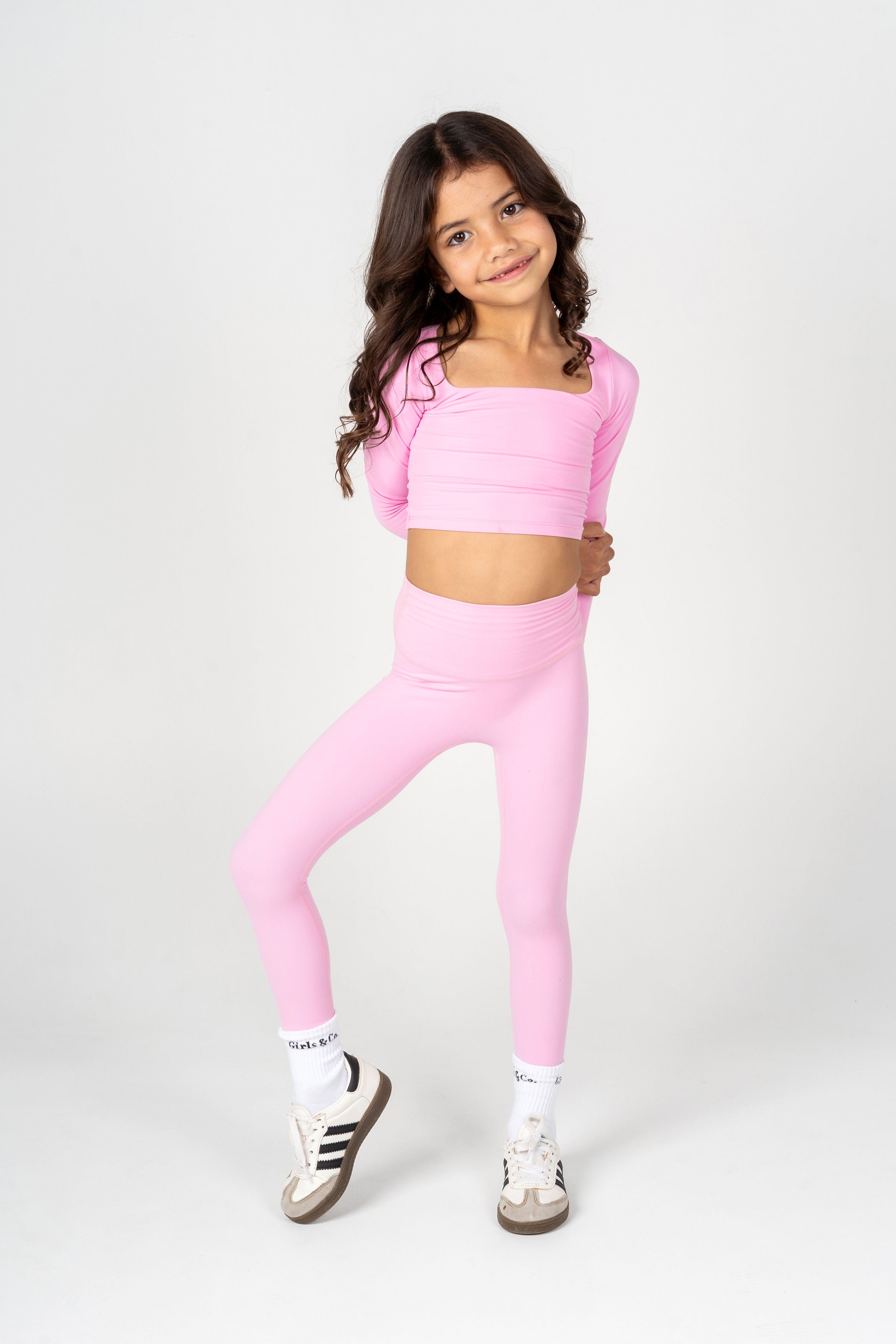 Girls Leggings - Bubblegum Pink