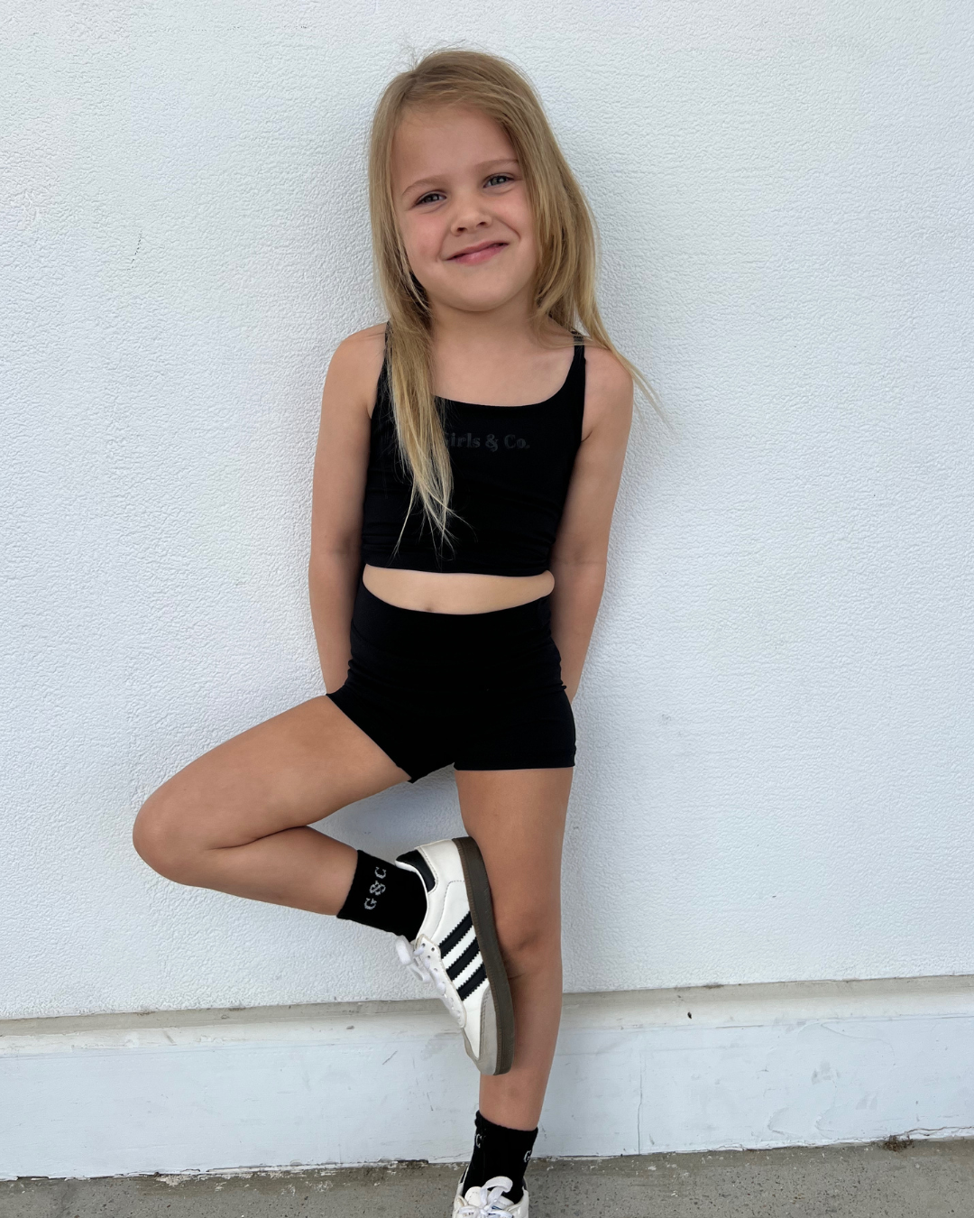 Girls Activewear Tank Top - Black