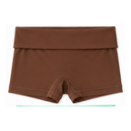 Foldover Activewear Shorts - 2-in-1 Design